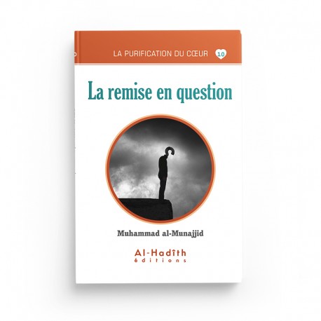 Livre de Muhammad al-Munajjid, La Remise en Question, éditions Al-Hadîth, couverture avec titre en arabe et logo de l'éditeur.
