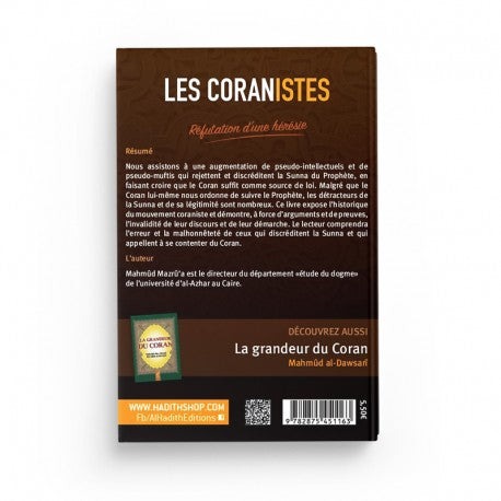 Les Coranistes - Réfutation d'une Hérésie - Mahmûd Mazrû'a - Éditions Al Hadith