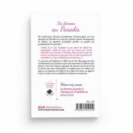 Livre "Les Femmes au Paradis" de Sulaymân Al-Kharrâshî, édition Al-Hadîth, couverture avec titre visible.