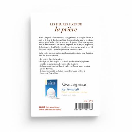 Les Heures Fixes de la Prière - Muhammad Ibn Sâlih Al-‘Uthaymîn - Éditions Al-Hadîth - Librairie Al Minhaj