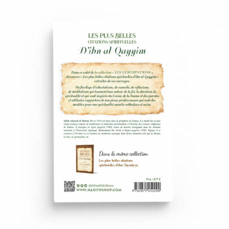 Les Plus Belles Citations Spirituelles d'Ibn Al-Qayyim - Sâlih Ahmad Al-Shâmî - Éditions Al-Hadîth