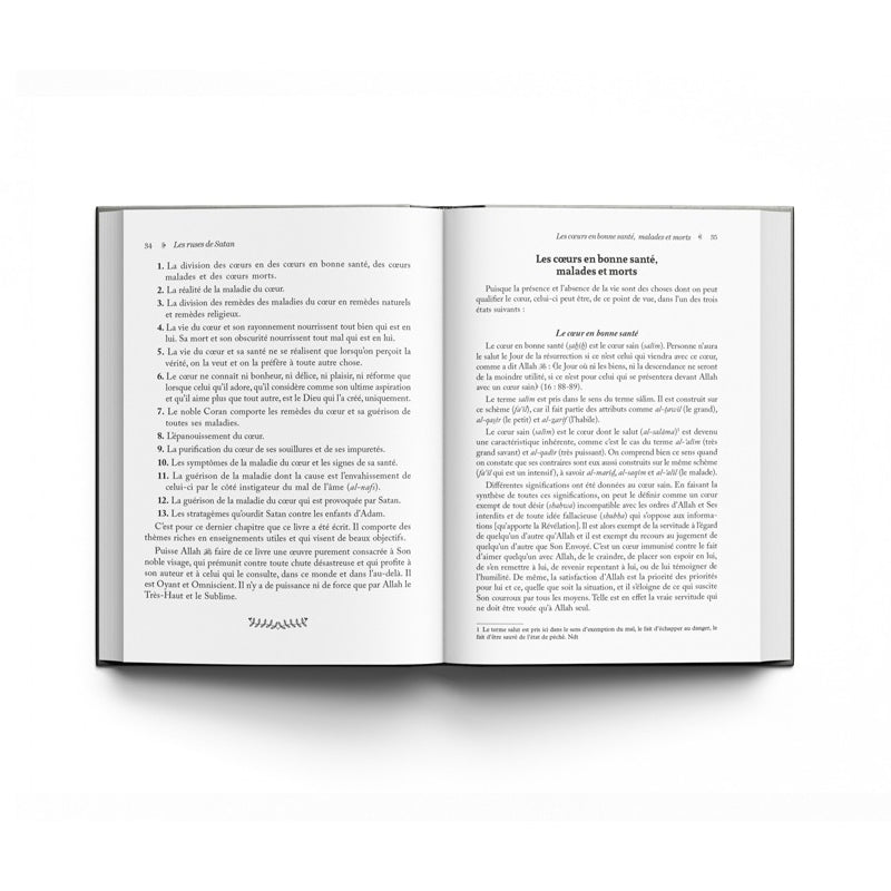 Livre Les Ruses de Satan, version intégrale en 2 volumes d'Ibn Qayyim Al-Jawziyya, édition Al-Hadith, couverture avec titre visible.