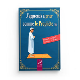 Livre pour enfant « J'apprends à prier comme le Prophète » de la marque Al-Hadith, version garçon, avec couverture illustrée.