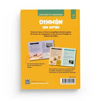 Livre pour enfant Al-Hadith sur Othmân Ibn Affân, illustré, avec titre en français, racontant une histoire du compagnon.
