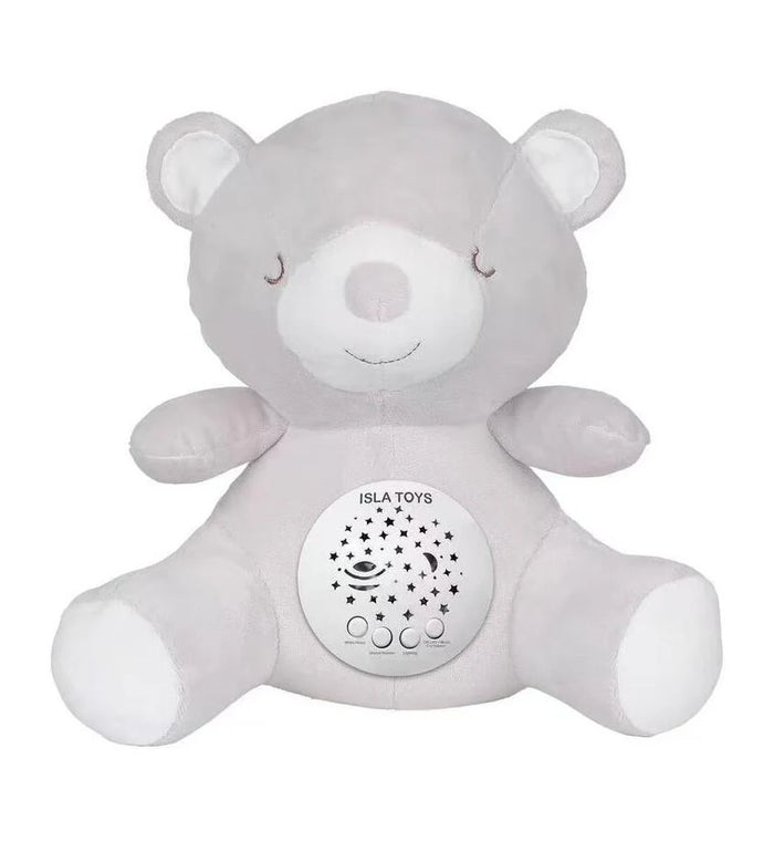 Ourson veilleuse coranique Amin pour enfant, jouet électronique gris avec détecteur de pleurs, de la marque ISLATOYS.