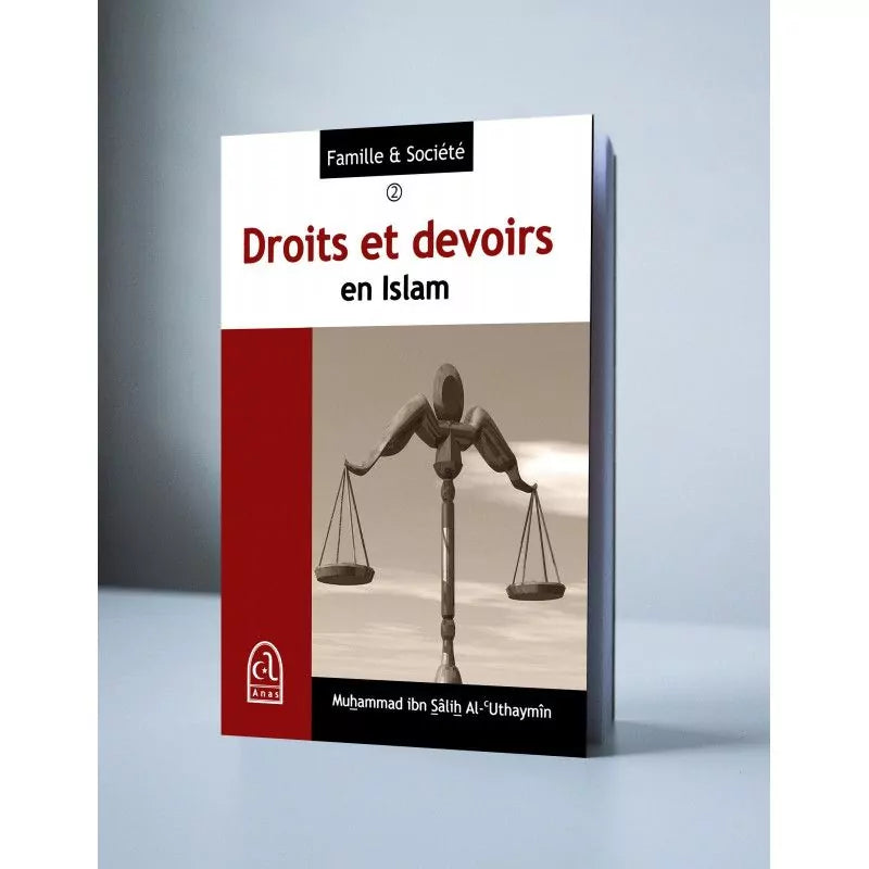 Livre "Droits et devoirs en Islam" d'Ibn Uthaymin publié par Anas Édition, couverture avec titre visible et design simple