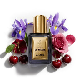Roll-on parfum Nabil Musc Anass de 5ml, flacon compact avec bouchon, fragrance orientale et musquée.