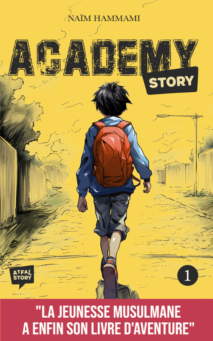 Livre pour enfant Atfal Story, Academy Story Tome 1, couverture colorée avec illustrations attrayantes pour jeunes lecteurs.