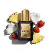 Parfum Nabil Roll-On Musc Ayad 5ml, flacon en verre avec applicateur à bille