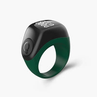 Bague connectée Zikr Ring Iqibla avec 3 anneaux ajustables, appareil électronique pour la prière et la méditation.