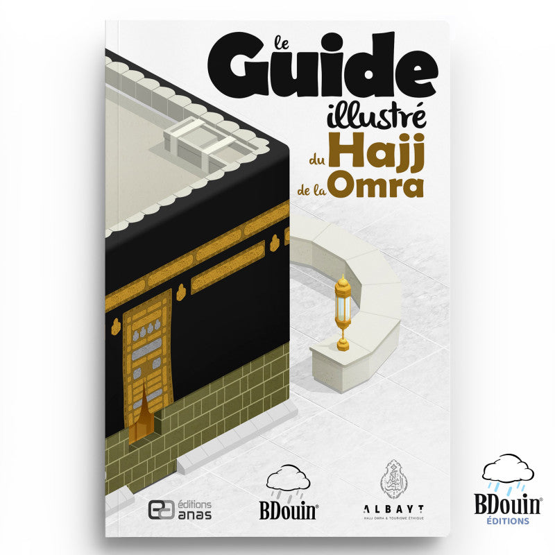 Livre illustré du Hajj et de la 'Umra par Bdouin, guide en images sur les rites du pèlerinage islamique.