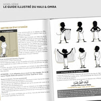Livre illustré du Hajj et de la 'Umra par Bdouin, guide complet avec illustrations pour les pèlerinages musulmans.