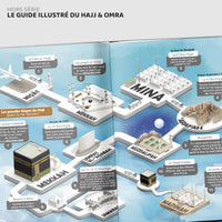 Livre illustré du Hajj et de la 'Umra par Bdouin, guide complet avec illustrations sur les rites et pratiques.