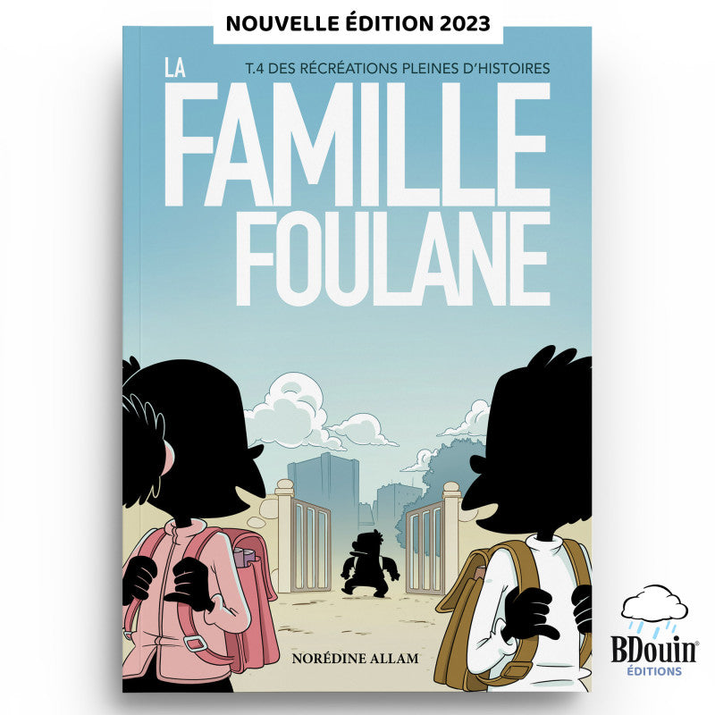Children's book La Famille Foulane Tome 4 by Bdouin featuring colorful illustrations and playful story scenes.