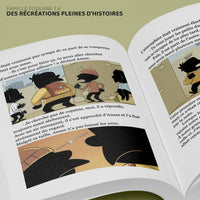 Children's book La Famille Foulane Tome 4 by Bdouin featuring colorful illustrations and a family enjoying fun storytime.