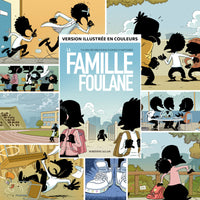 Children's book La Famille Foulane Tome 4 by Bdouin featuring colorful illustrations of a family enjoying playful stories.