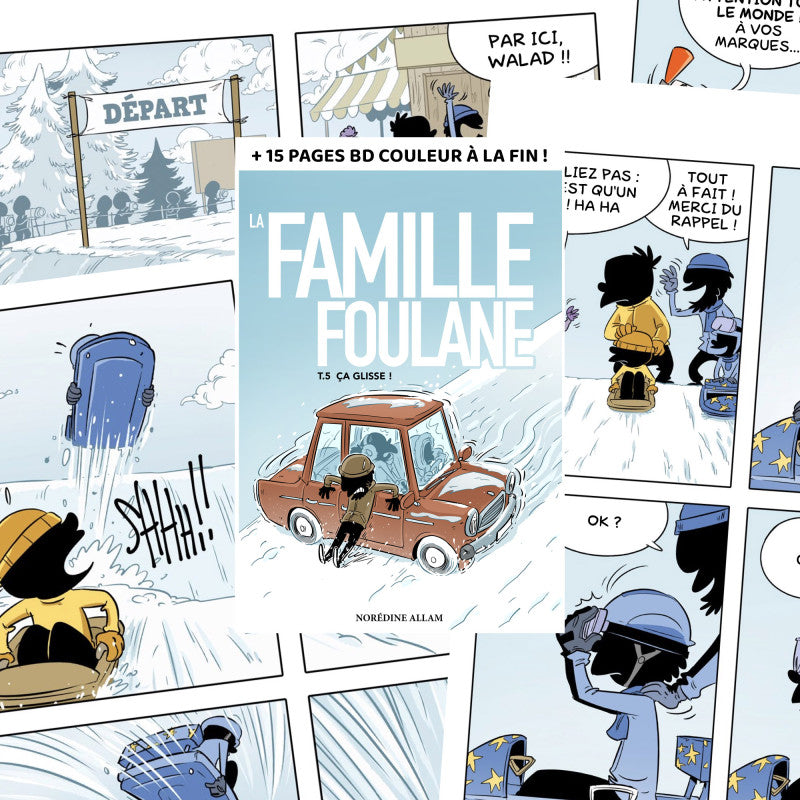 La Famille Foulane (Tome 5) - Ça glisse - BDouin - Librairie Al Minhaj