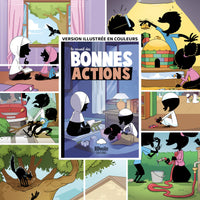 Livre pour enfants "Le Recueil des Bonnes Actions" de Bdouin, couverture illustrée, destiné à encourager la gentillesse.