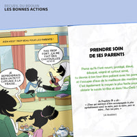 Livre pour enfant "Le Recueil des Bonnes Actions" de BDouin, couverture colorée avec illustrations attrayantes.
