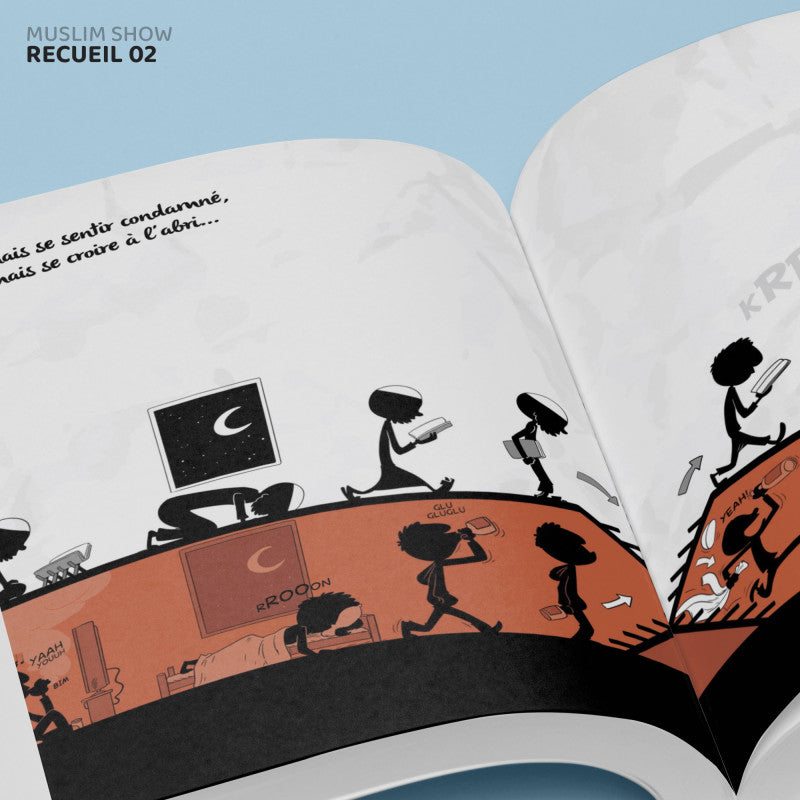 Livre pour enfants Le Recueil du Muslim Show Tome 2 par Bdouin, guide illustré pour jeunes, édition BDouin.