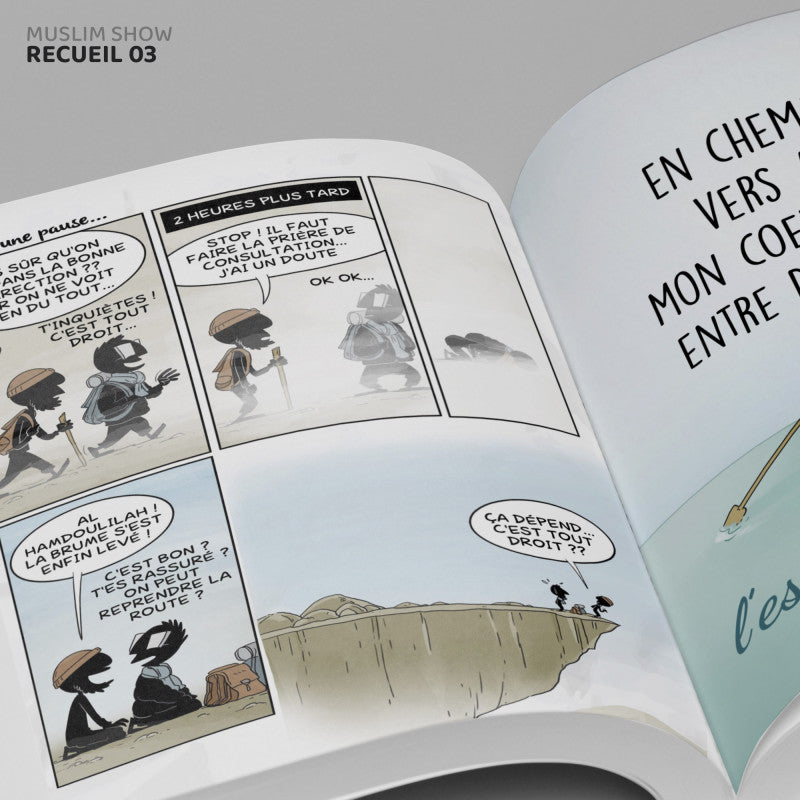 Livre pour enfant Le Recueil du Muslim Show Tome 3, édité par Bdouin, illustré et adapté pour les jeunes lecteurs.