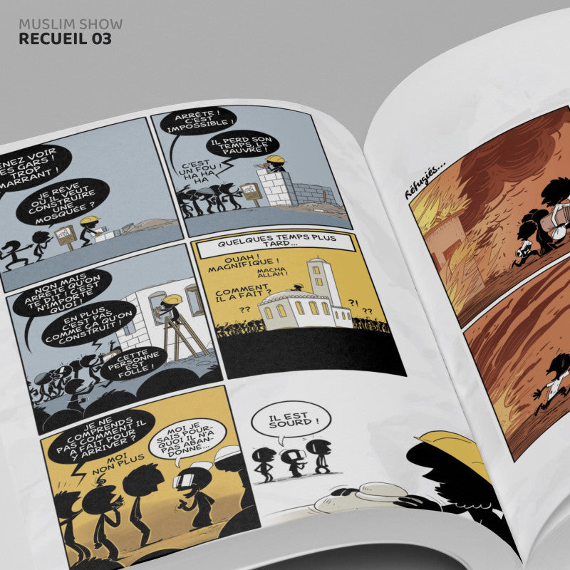 Livre enfant Le Recueil du Muslim Show Tome 3, édition Bdouin, avec couverture colorée et illustrations attrayantes.