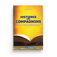 Livre d'Ibn Al Jawzi sur les histoires des compagnons et pieux prédécesseurs, édition Dar Al Muslim, couverture avec titre visible.