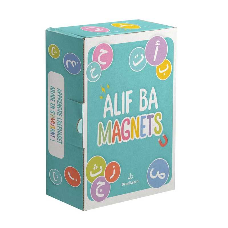 Alif Ba Magnets - Apprendre l’Alphabet Arabe en S’Amusant ! - Editions DeeniLearn - Librairie Al Minhaj