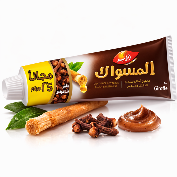 Dentifrice Miswak Girofle Dabur 50g + 25g