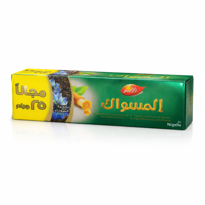 Dentifrice Miswak Huile de Nigelle Dabur 50g + 25g