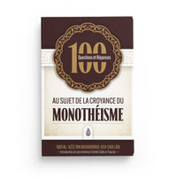 Livre Edition Ibn Badis sur la croyance monothéiste, avec titre en français et arabe, couverture illustrée avec texte.