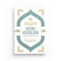 Livre Riyâd As-Sâlihîn d'Imam An-Nawawi, édition Ibn Badis, couverture avec titre en arabe et design sobre.
