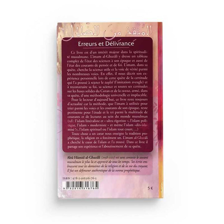 Erreurs Et Délivrance (Le Choix De La Voie Spirituelle En Islam) - Abû Hâmid Al-Ghazâlî - Éditions Iqra