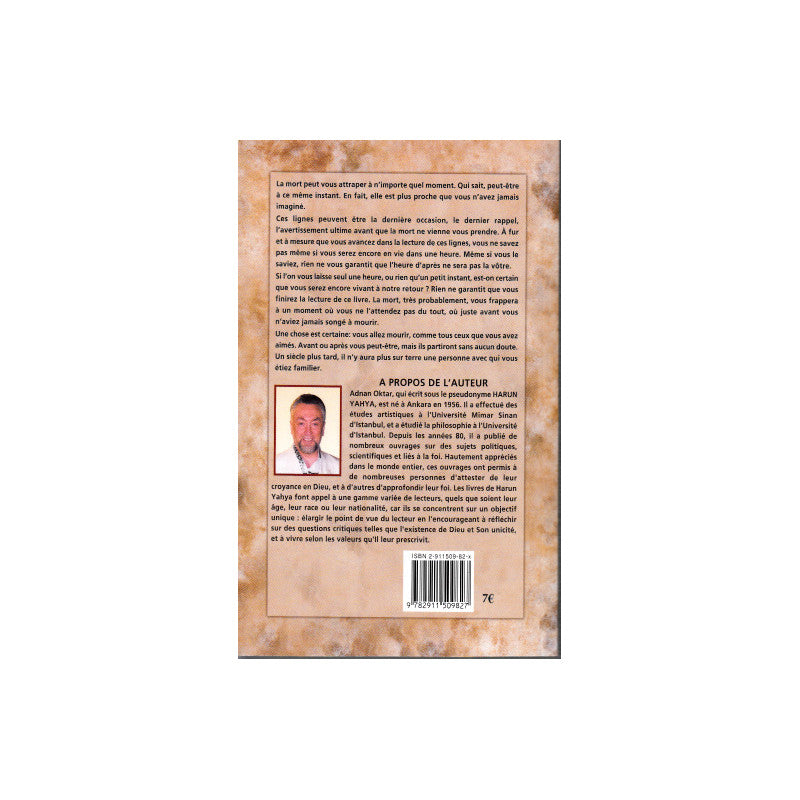 Livre "La Mort, La Résurrection et l'Enfer" de Harun Yahya, édition IQRA, couverture avec titre et auteur visible.