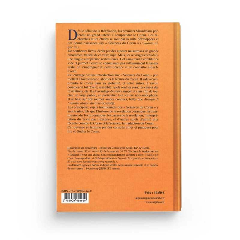 Livre "Les Sciences du Coran" d'Asmaa Godin, édition Qalam, couverture avec titre visible et logo de l'éditeur.