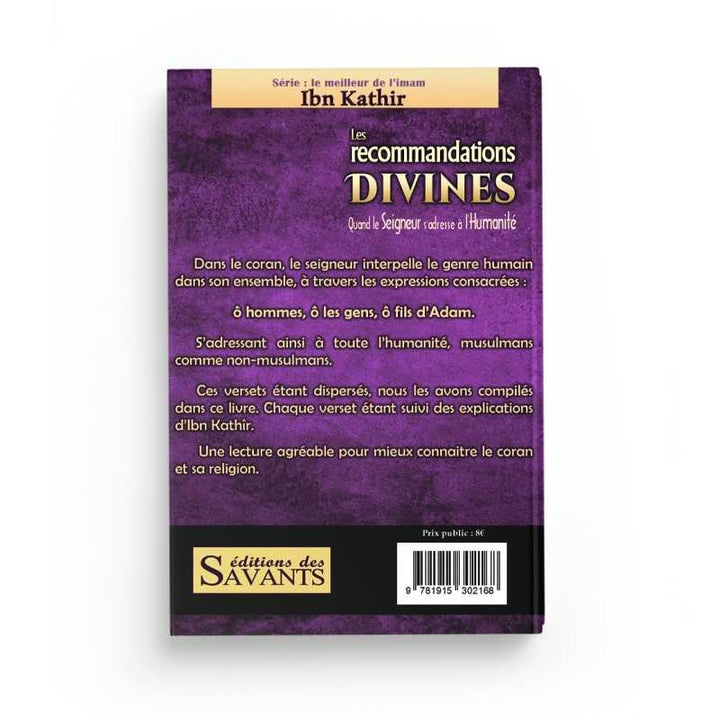 Les Recommandations Divines - Ibn Kathir - Éditions Des Savants