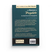 Livre Éditions des Savants intitulé Les Réponses du Prophète aux questions des compagnons par Ibn Al Qayyim, couverture avec titre clair.