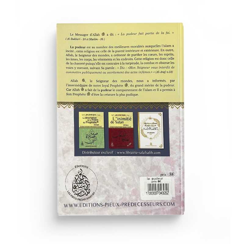La Pudeur N°15 - Cheikh Raslan - Éditions Pieux Prédécesseurs - Librairie Al Minhaj
