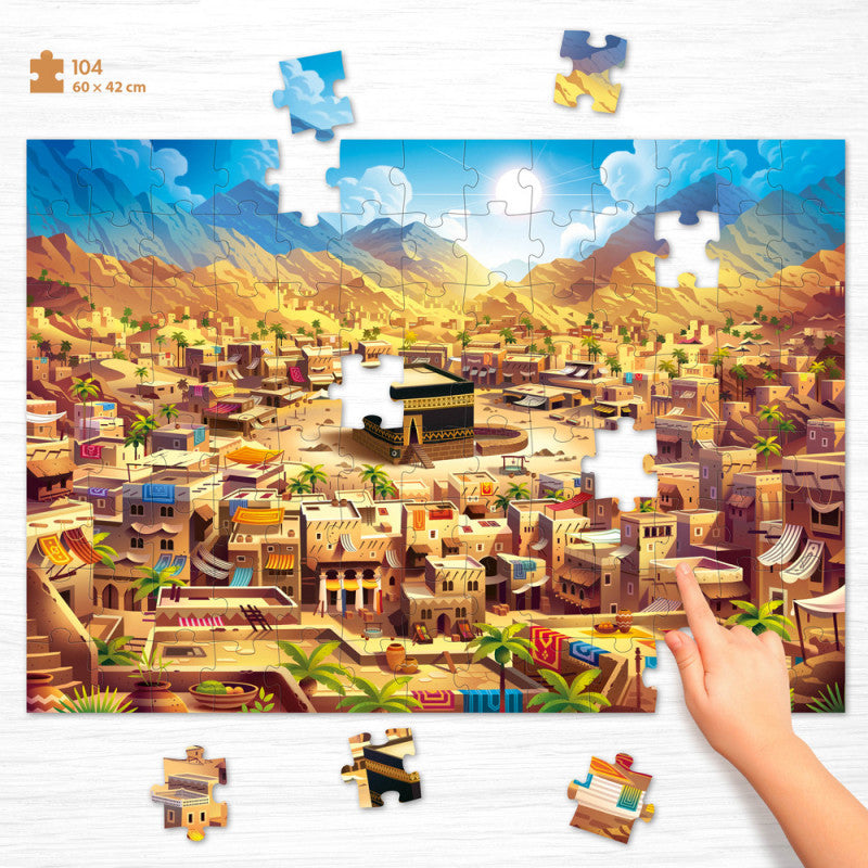 Puzzle Big Makkah (104 Pièces) - Educatfal - Librairie Al Minhaj