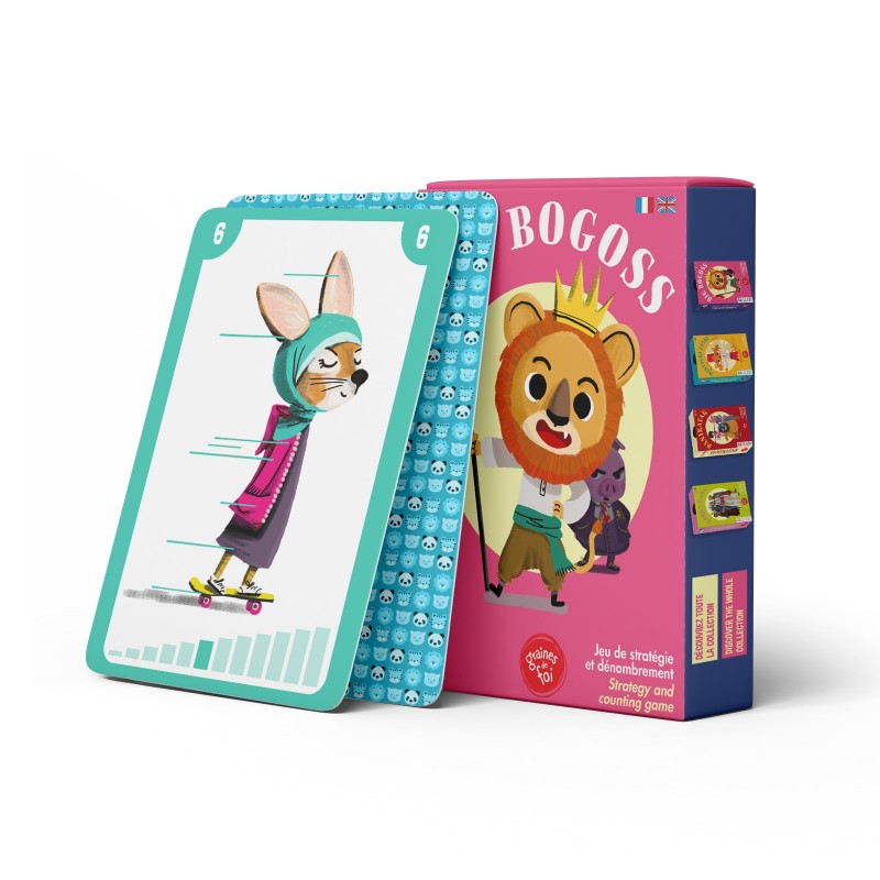 Jeu de cartes éducatif BIG BOGOSS de Graines de Foi, jeu de cartes pour apprendre en s'amusant.