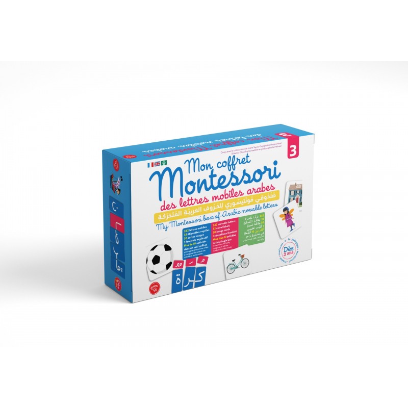 MON COFFRET MONTESSORI DES LETTRES MOBILES ARABES 3 - GRAINES DE FOI - Librairie Al Minhaj