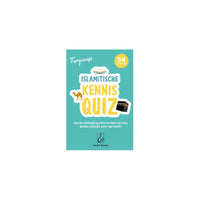Jeu éducatif Quiz Connaissance sur l'Islam Hadieth Benelux avec 54 cartes, version française, turquoise, pour apprendre l'islam.