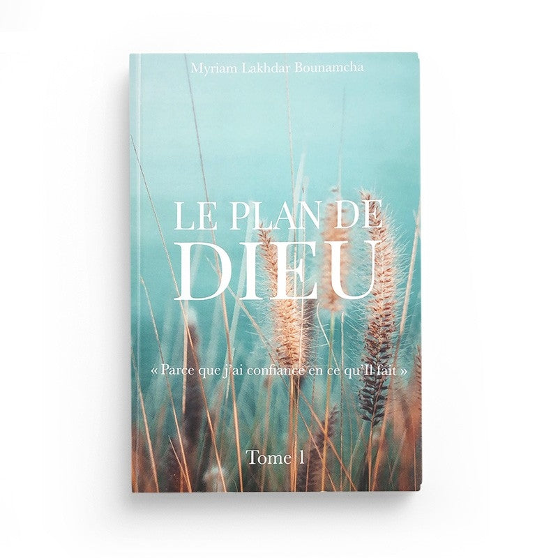 Livre Le Plan de Dieu « parce que j'ai confiance en ce qu'Il fait » de Myriam Lakhdar, tome 1, édition Hedilina, couverture avec titre.