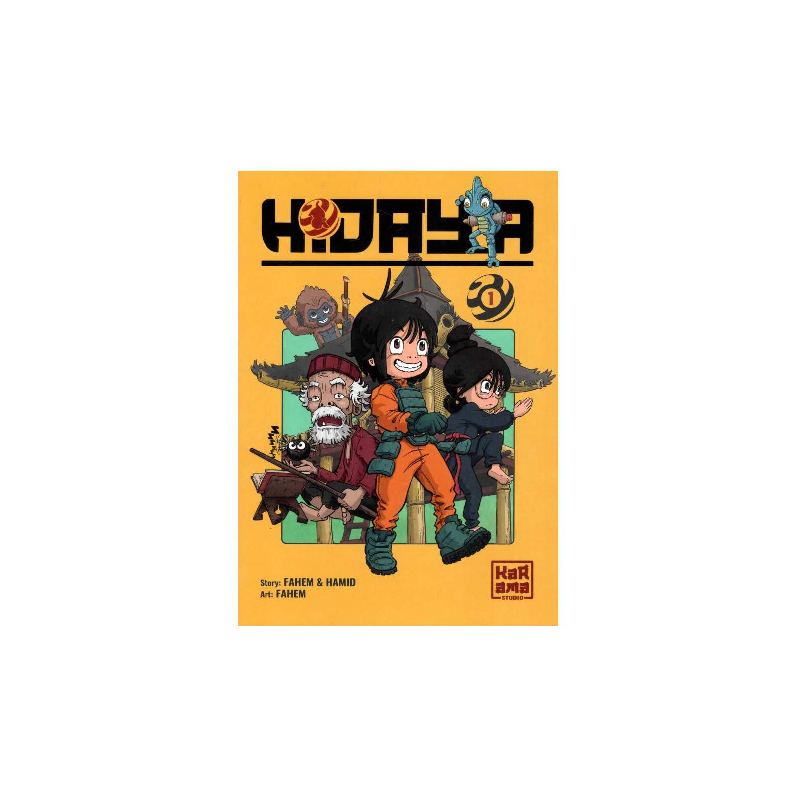 Livre enfant Hidaya Tomes 1 & 2 par Karama Studio, illustré avec Wira explorant le monde spirituel, signé Fahem et Hamid.