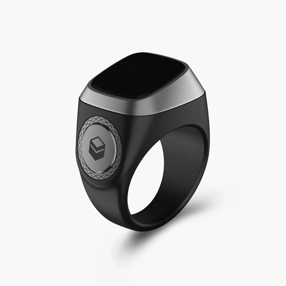 Bague Compteur Tasbih Rechargeable – 40 MAh, Comptage 99 999, Disponible En 18-22 Mm, ABS, étanche, Noir