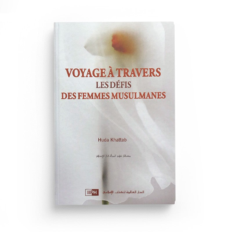 Livre de Huda Khattab, voyage à travers les défis des femmes musulmanes, édition IIPH, avec couverture illustrée.
