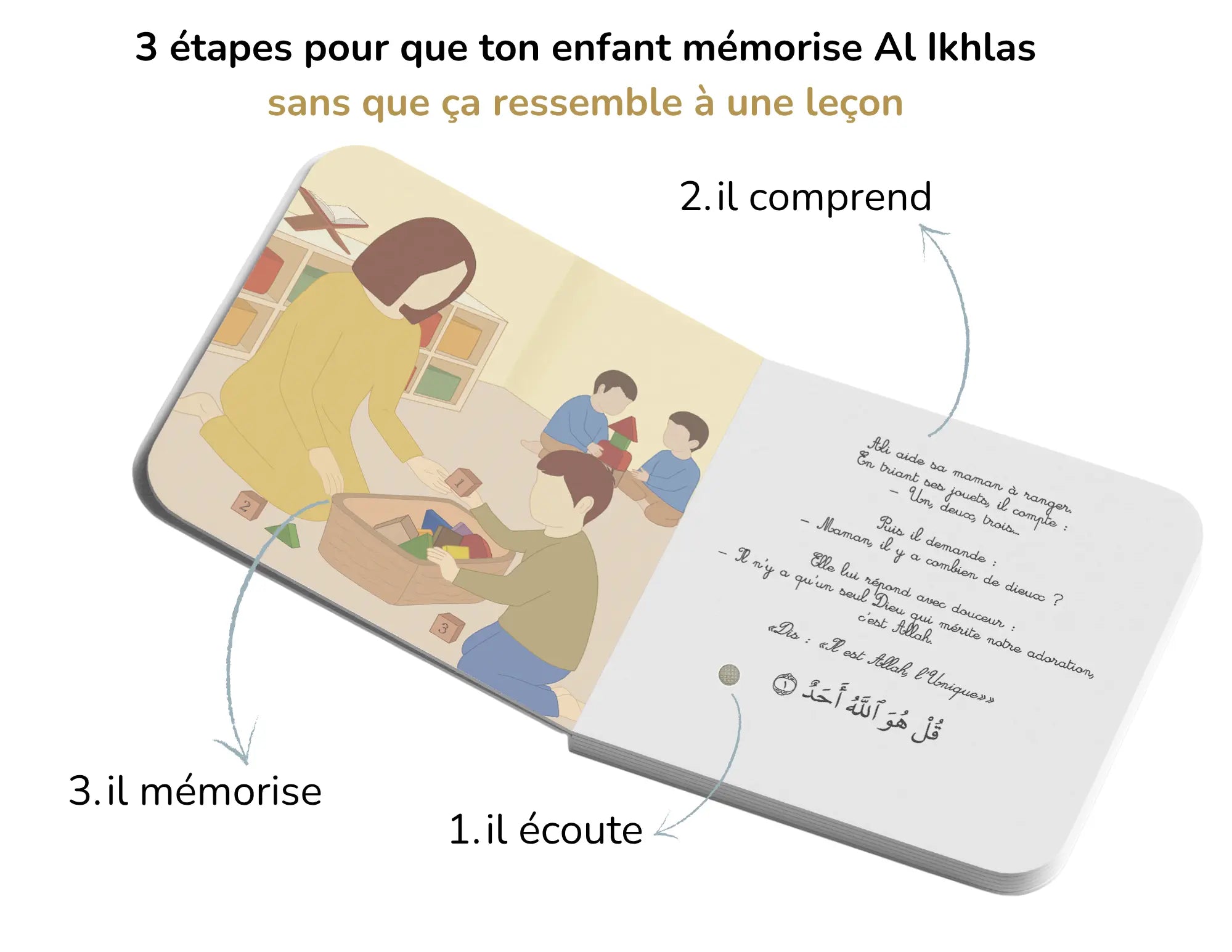 J'Apprends Sourate Al-Ikhlas Avec Ali – Livre Sonore Enfant