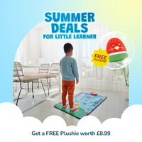Tapis de Prière Interactif Intelligent pour Enfant - Bleu