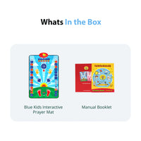 Tapis de Prière Interactif Intelligent pour Enfant - Bleu