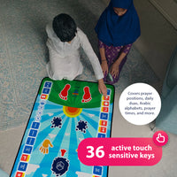 Tapis de Prière Interactif Intelligent pour Enfant - Bleu